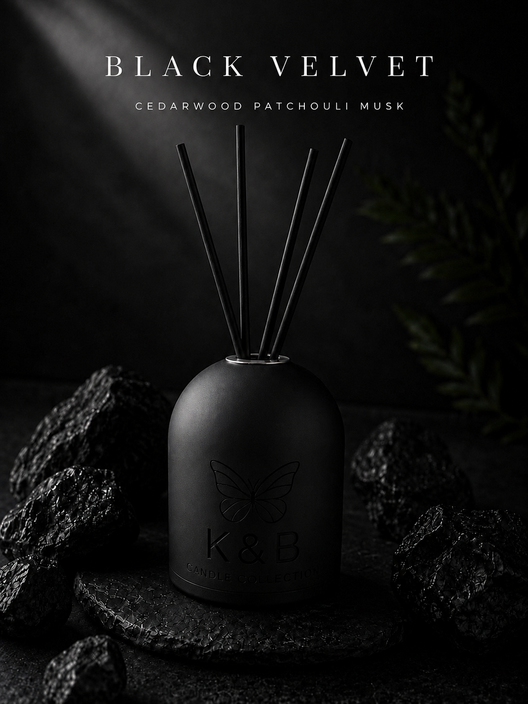 🖤Black Velvet Reed Diffuser