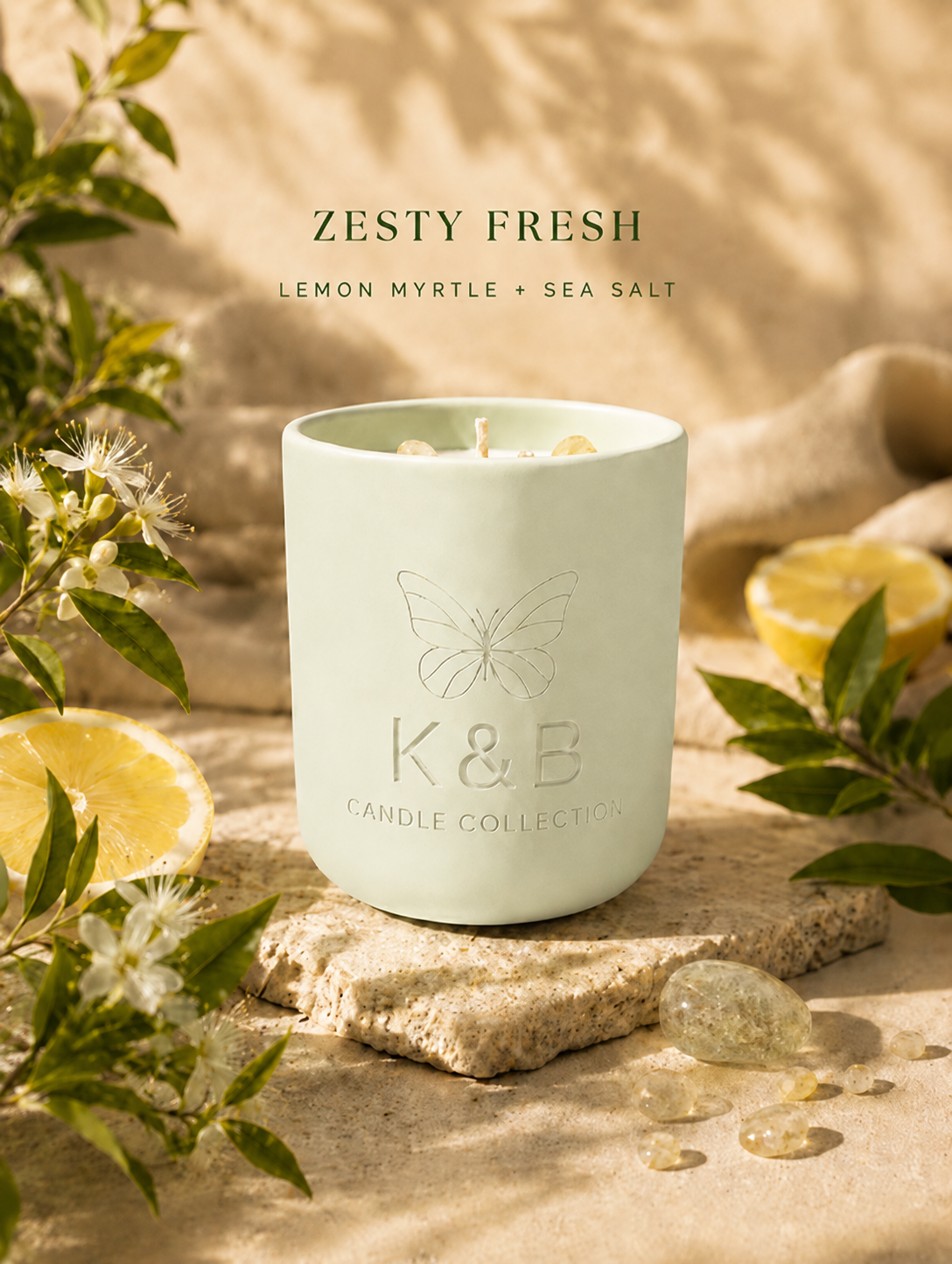 🍋Zesty Fresh Candle | K&B Candle Collection