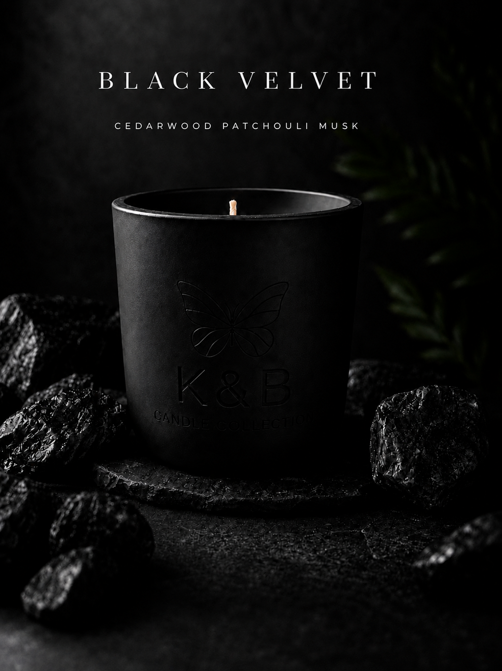 🖤Black Velvet Candle | K&B Candle Collection